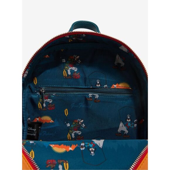 Loungefly Disney A Goofy Movie Camping Canvas Mini Backpack